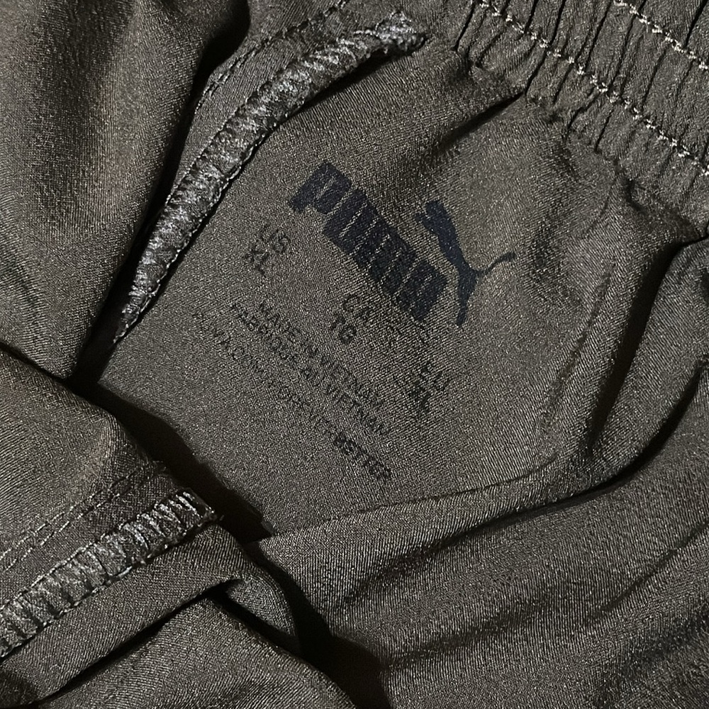 Puma Dark Green Cargo Joggers Style Hiking Pants, XL - Picture 2 of 4